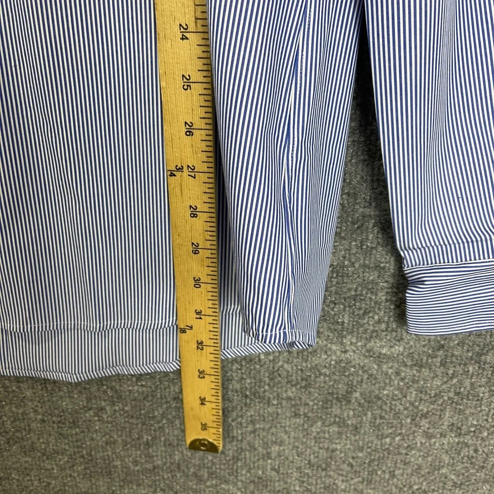 NEW $125 Polo Ralph Lauren Button Down Shirt  XL 17.5 Striped Slim Fit